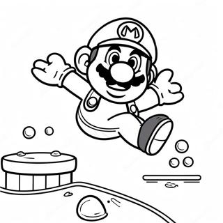 Mario Hopper Over Goomba Farveside 38447-31971