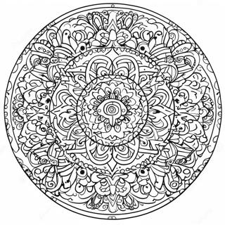 Symmetrisk Mandala Farveside 38456-31968