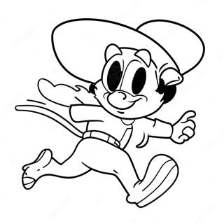 Speedy Gonzales Lober Hurtigt Farveside 38767-32223