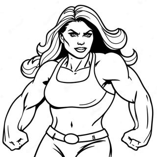 She Hulk I Aktion Farveside 38967-32374