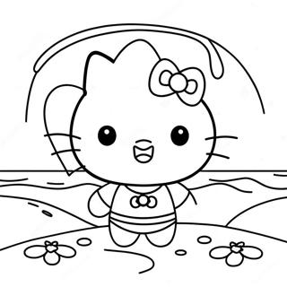 Sod Hello Kitty Strand Dag Farveside 39448-32742