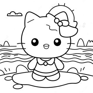 Sod Hello Kitty Strand Dag Farveside 39448-32744