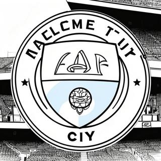 Man City Logo Farveside 39657-32916