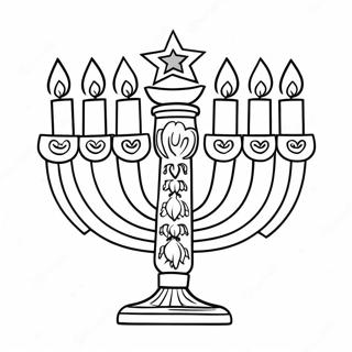 Dekorativ Hanukkah Menorah Farveside 39998-33183