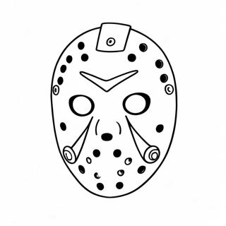 Jason Voorhees Maske Farveside 40188-33337