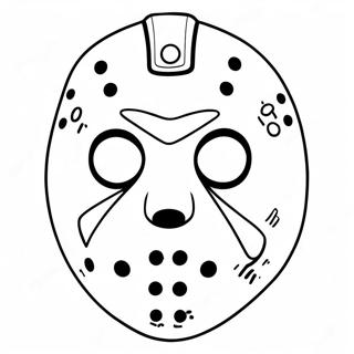 Jason Voorhees Maske Farveside 40188-33338