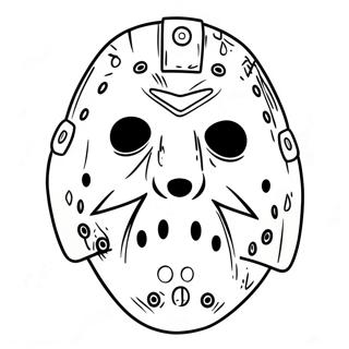 Jason Voorhees Maske Farveside 40188-33339