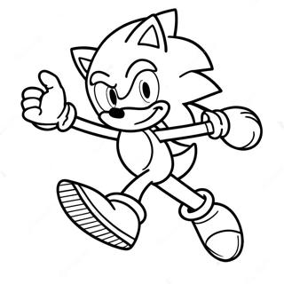 Sonic The Hedgehog I Aktion Farveside 40198-33334