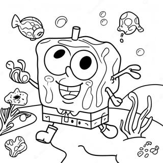 Spongebob Squarepants Underwater Eventyr Farveside 40628-33669