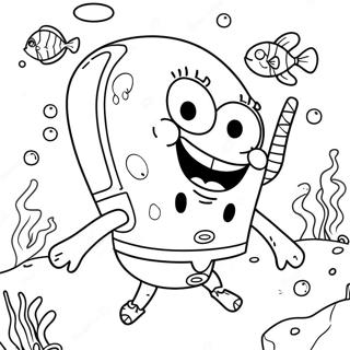 Spongebob Squarepants Underwater Eventyr Farveside 40628-33671