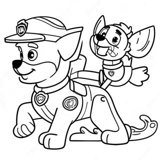 Paw Patrol Tracker Farvelægningssider