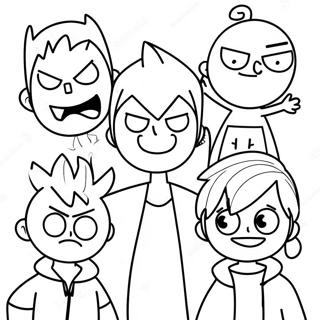 Eddsworld Karakterer Farveside 40919-33876