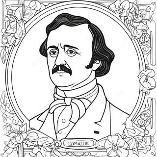 Edgar Allan Poe Farvelægningssider