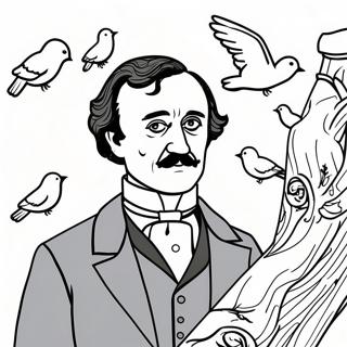 Edgar Allan Poe Farveside 40948-33899