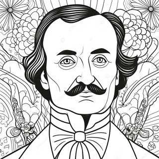 Mysteros Edgar Allan Poe Portraet Farveside 40949-33902