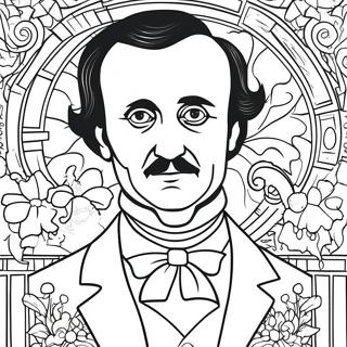 Mysteros Edgar Allan Poe Portraet Farveside 40949-33904