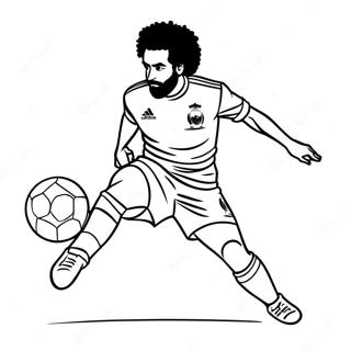 Mo Salah Dribler Bolden Farveside 41189-34215