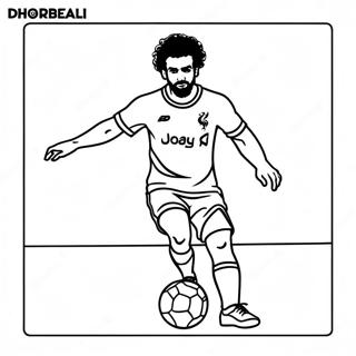 Mo Salah Dribler Bolden Farveside 41189-34216