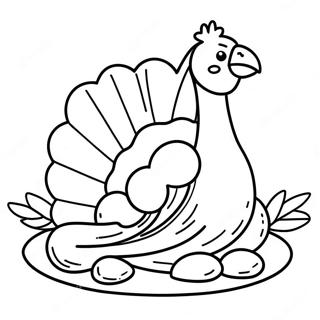 Thanksgiving Kalkun Farveside 41409-34368