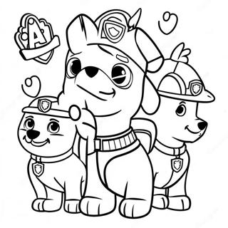 Paw Patrol Fodselsdagsfejring Farveside 41609-34520