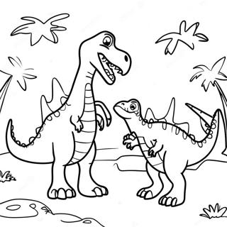 Spinosaurus Vs T Rex Episk Kamp Farveside 41649-34560