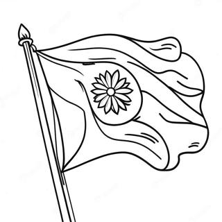 Indisk Flag Farvelaegningsside 41829-34702