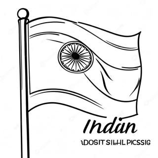 Indisk Flag Farvelaegningsside 41829-34703