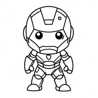 Elskelig Chibi Iron Man Farveside 42932-35751