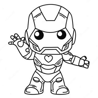 Elskelig Chibi Iron Man Farveside 42932-35752