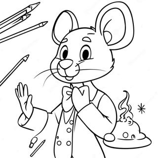 Geronimo Stilton Farvelægningssider