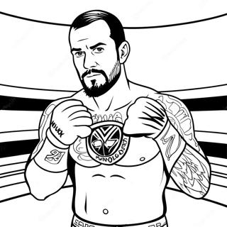 Cm Punk I Ringen Farveside 44853-37282