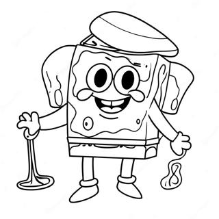 Spongebob Pilgrimkostume Farvelaegningssider 44893-37311