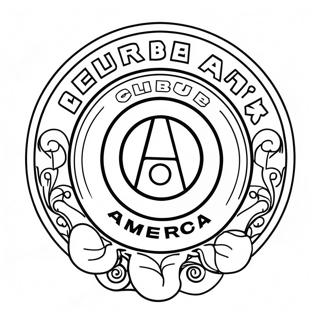 Club America Logo Farveside 45042-37426