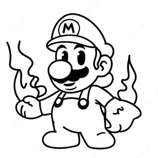 Fire Mario Farvelægningssider