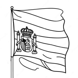 Spanien Flag Farveside 45663-37915