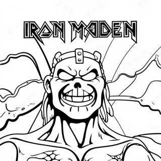 Iron Maiden Logo Farveside 45923-38258