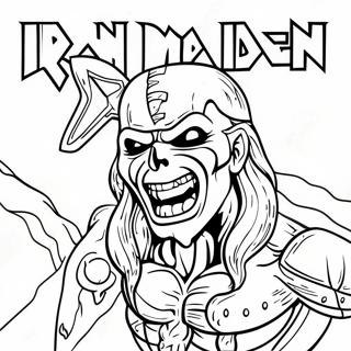 Iron Maiden Logo Farveside 45923-38259