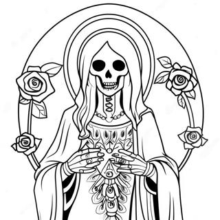 Santa Muerte Farvelægningssider