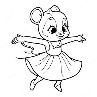 Angelina Ballerina Farvelægningssider