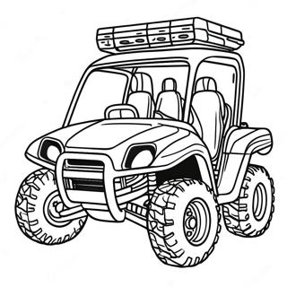 Cool Off Road Firehjul Coloring Page 4722-3797