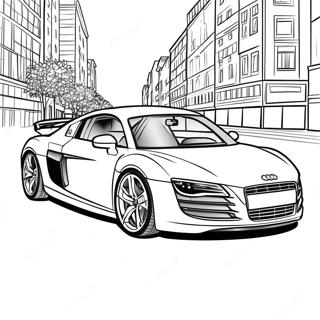 Audi R8 Sportsvogn Farveside 47263-39324