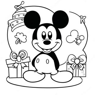 Mickey Mouse Fodselsdagsfejring Farveside 47274-39331