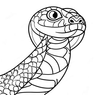 Realistisk Slange Coloring Page 4731-3802