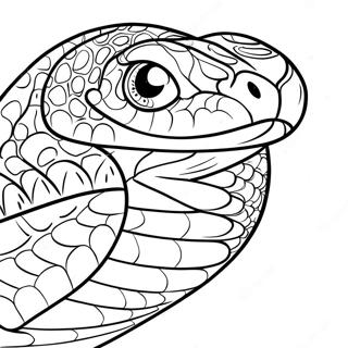 Realistisk Slange Coloring Page 4731-3804