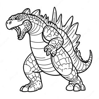 Fierce Godzilla Brolende Farveside 47514-39527