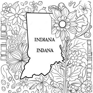 Indiana Stat Outline Farveside 47684-39647