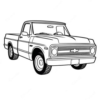 Chevy C10 Klassisk Truck Farveside 47834-39772