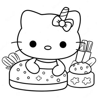 Hello Kitty Bagning Af Laekre Snacks Farveside 47885-39814