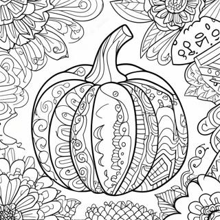 Halloween Zentangle Graeskar Farveside 48114-39978