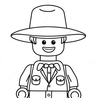 Glad Lego Person Med Hat Farveside 48235-40091